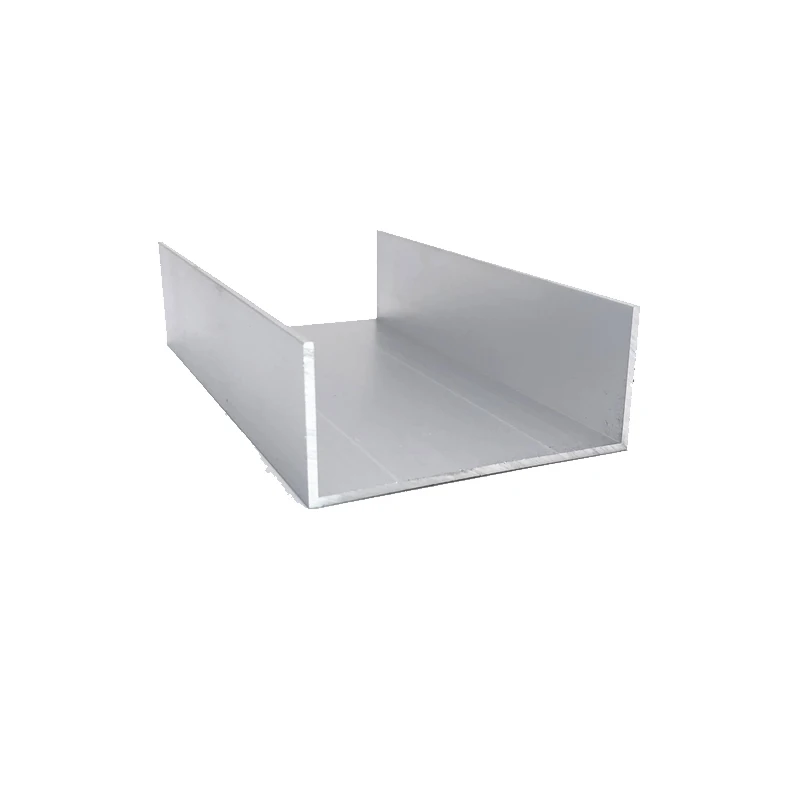 U-shape  Aluminum, Outer width 80mm, length 50cm,aluminum alloy glass covered edge strip