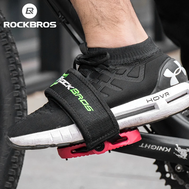 ROCKBROS Cycling Pedal Bike Pedal Cover Foot Strap Ultralight Anti-slip Pedal Belt High Strength Double-side Bicycle Accessories