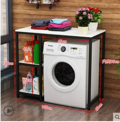 Washing machine buy content rack roller wave wheel be born multilayer shelf household use room receives store content rack balco