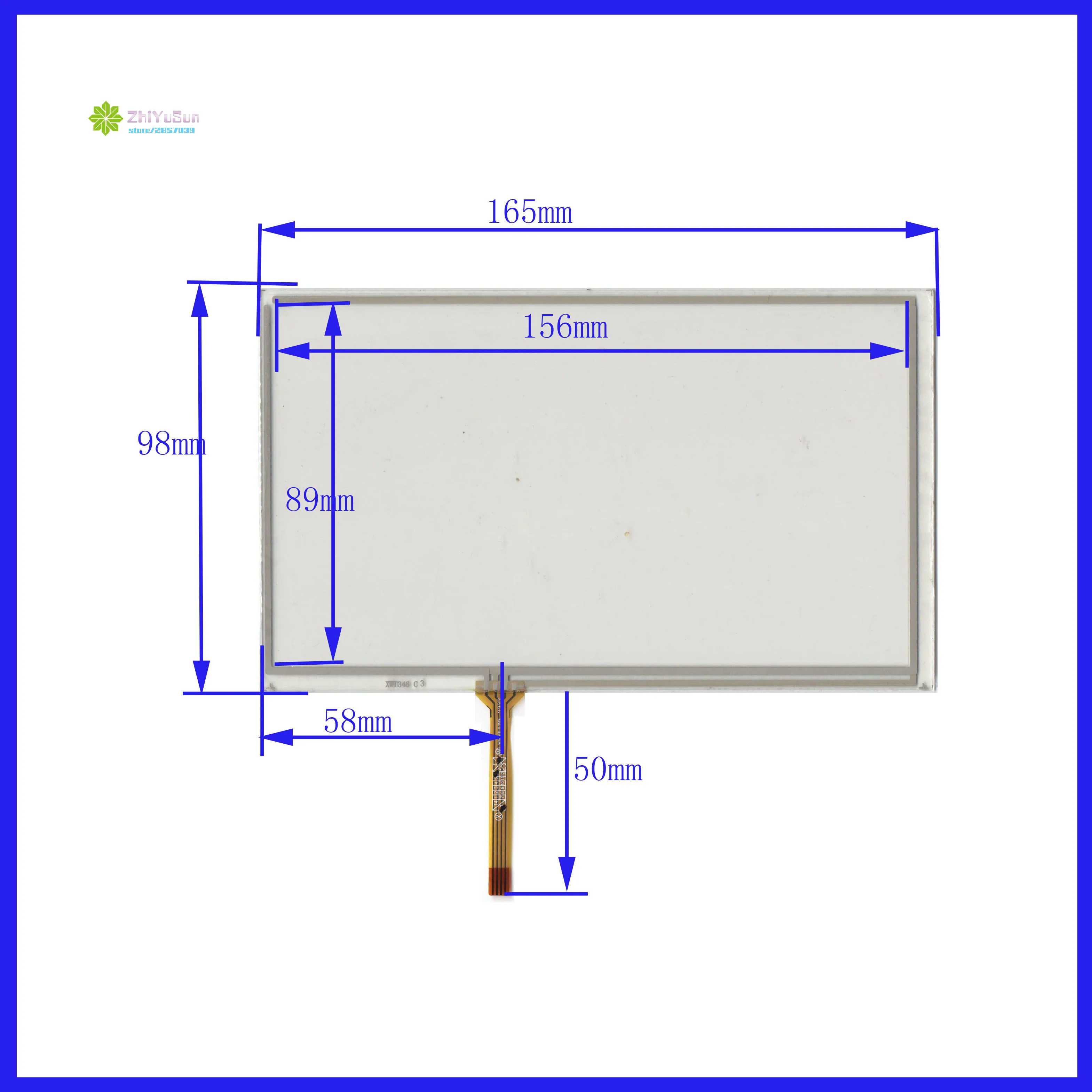 

HST-TPA7.0MJ 7inch 4 lins Touch Screen For GPS CAR 165mm*100mm sensor glass this's compatible Freeshipping HSTTPA7.0MJ