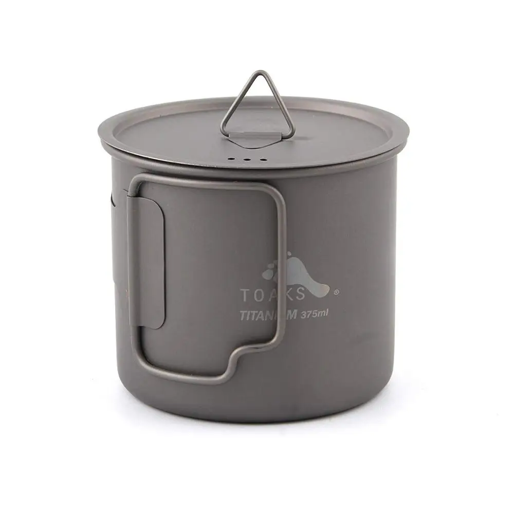 TOAKS Titanium Camping Pot and Cup(375ml, 450ml, 550ml, 650ml, 700ml, 750ml, 800ml, 900ml, 1100ml)