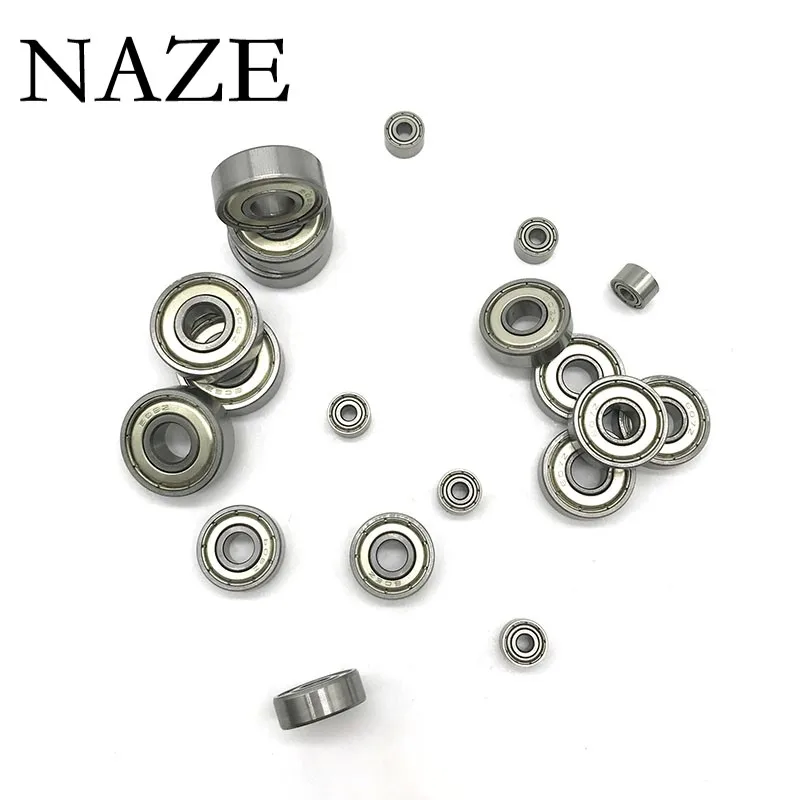 NAZE 10PCS Micro Deep Groove Ball Bearing 603ZZ 604ZZ 605ZZ 606ZZ 607ZZ 608ZZ 609ZZ