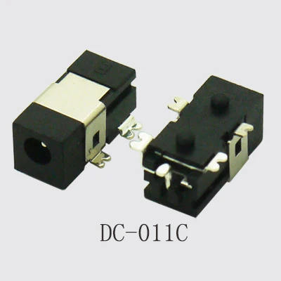 10pieces DC-011C DC connector 2.5x0.7mm female DC power jack SMD PCB mounting for tablet notebook phone audio charging