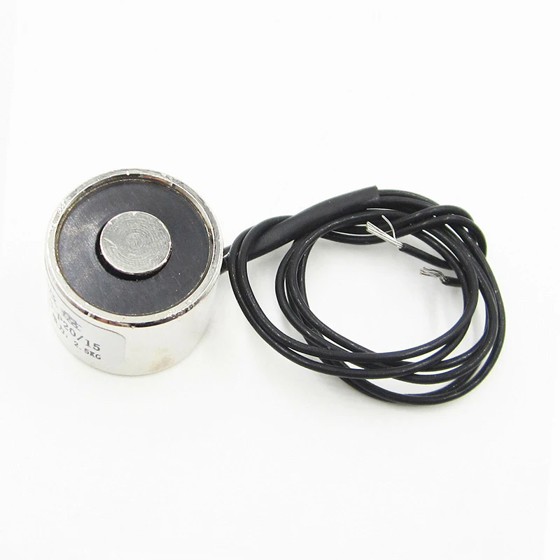 

DC 24V Holding Magnet Electric P20 / 15 Raise 2.5 KG Electromagnet Solenoid