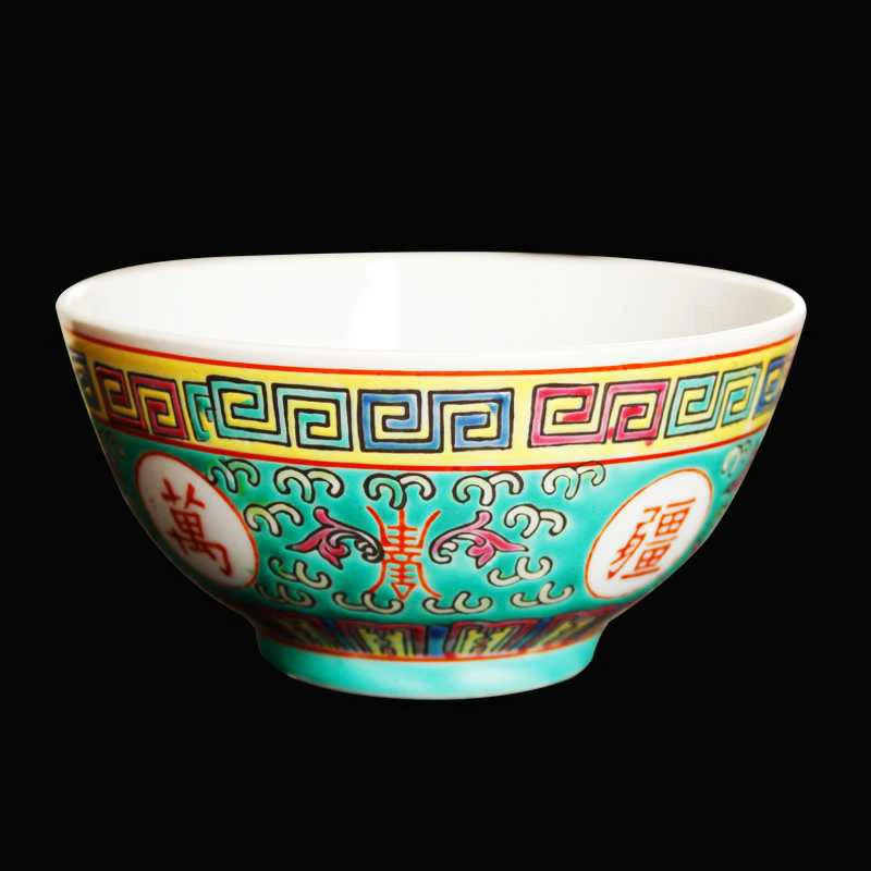 Jingdezhen Bowl Chinese style Factory Products Zhengde Straight Mouth Old style Tableware Ceramic Bowl Noodles Bowl Soup Bowl