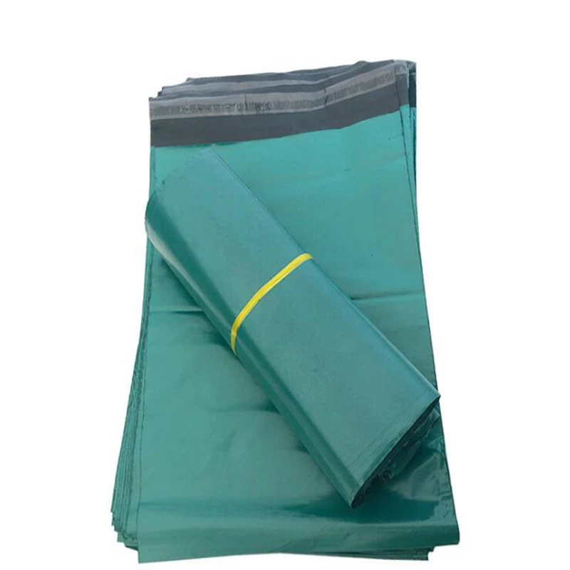 100pcs 60*80cm Large Green Express Bag Poly Mailer Mailing Bag Envelope Self Adhesive Seal Plastic Bag