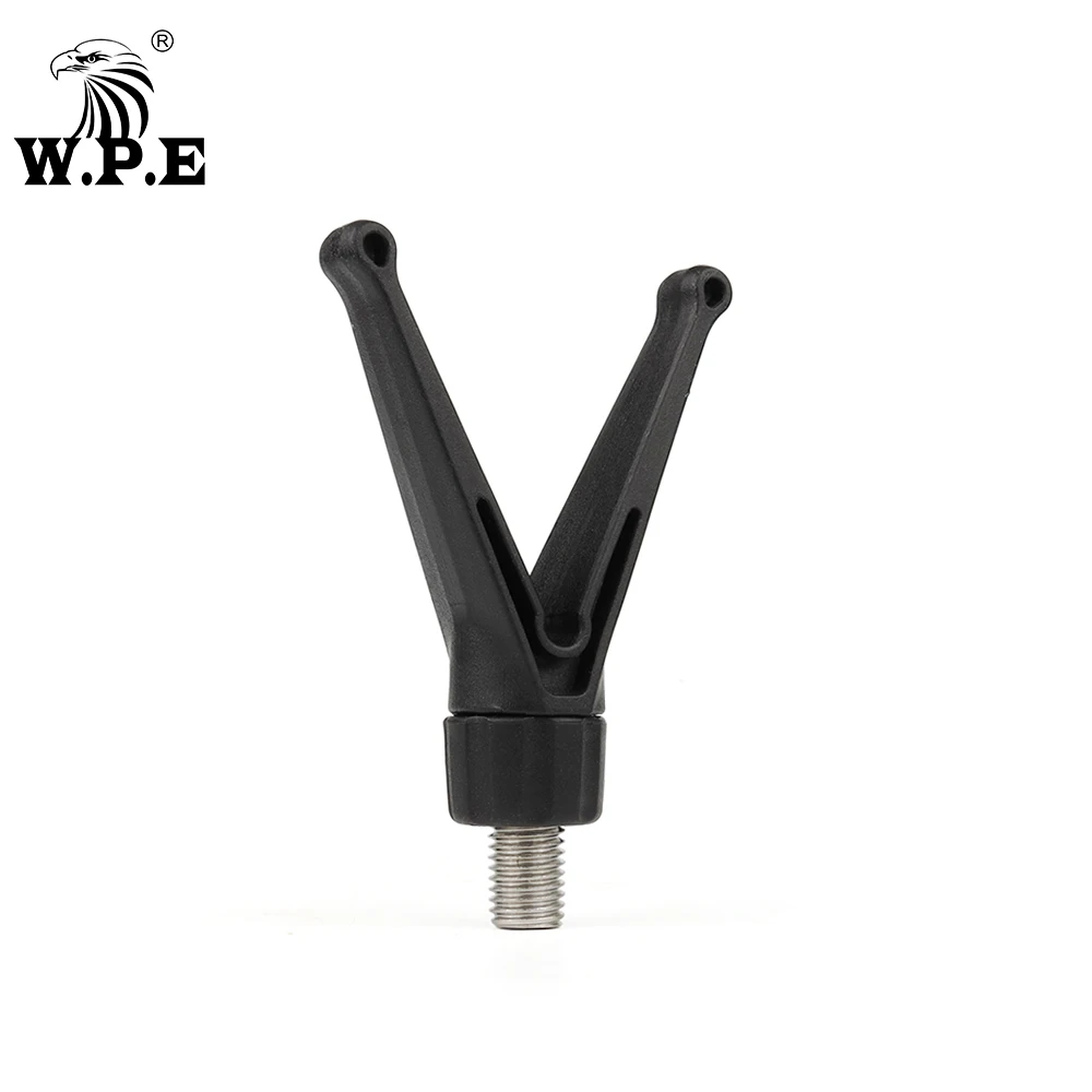 

W.P.E 2pcs/lot Carp Fishing Rod Rest Head Fishing Rod Pod Holder Bracket Head V Shape Pole Stand Holder Carp Fishing Tackle