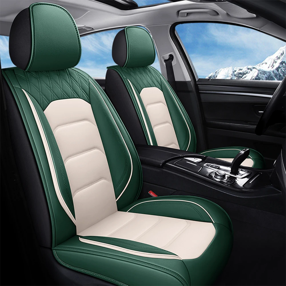 Leather Car Seat Cover for Toyota chr RAV4 Avensis Camry Avalon Land Cruiser Reiz 4runner Fortuner Allion Venza Zelas Seat Cover