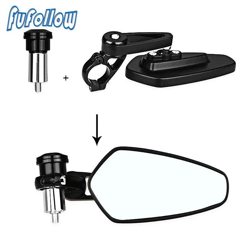 Espejos laterales para manillar de motocicleta, retrovisores para YAMAHA R6 R1 MT 09 10 TMAX XMAX WR 125 250 KTM DUKE 690 125 200 390