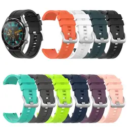 22 mm Silicone Watch Band For Huawei Watch GT 46mm Replace Strap For Huawei Amazfit Gtr Bip Strap Smartwatch Belt Bracelet