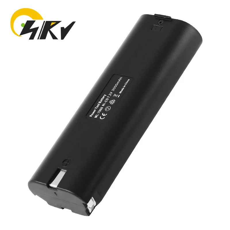 7.2V 3000mAh akumulatorów Ni-MH i ni-cd zamienna część odtwarzacza Cd bateria do narzędzi Makita ML7000 elektronarzędzia 1.5Ah 2.0Ah 3.0Ah