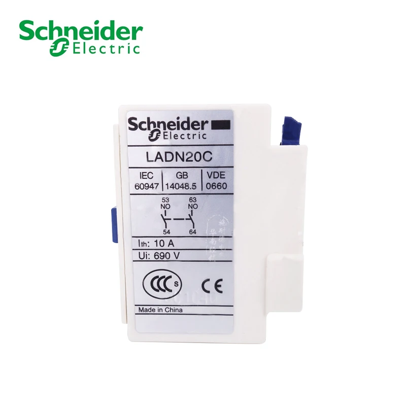 Schneider di contatti Ausiliari di AC contattore LC1D LADN02C LADN20C LADN11C LADN22C LADN02 LADN20 LADN11 LADN22