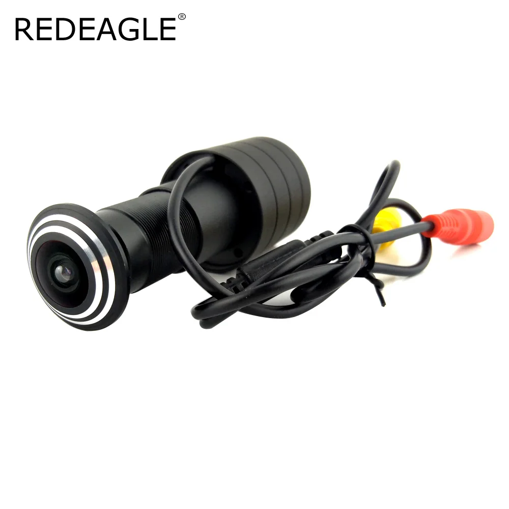 EDEAGLE 1080P Color HD AHD Camera 2MP Wired Door Eye Hole Peephole Video Security Camera Wide Angle Fisheye Lens