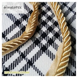 Quality Gold Rope Sofa Chair Pillow Embroidery Thread Core Three Strands Decorative Accessories 6/10 mm Diameter Sell by 5m/bale