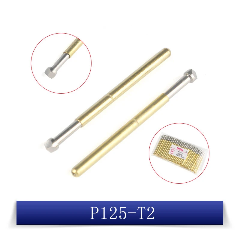 20Pcs Spring Test Probe Pogo Pin P125-A P125-B  P125-D  P125-E2  P125-G2  P125-H P125-J P125-Q1 P125-Q2 P125-T2