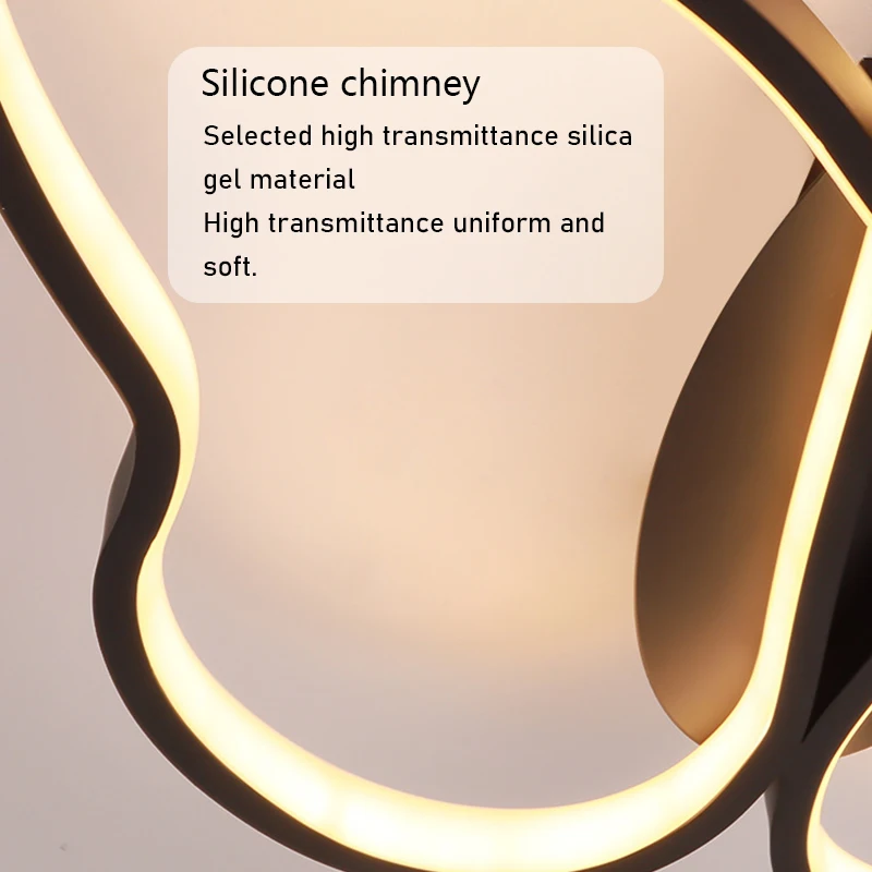 Modern LED Ceiling Lamp Nordic Creative Butterfly Ceiling Lamp with Remote Control for Bedroom Dining Room Home Decor