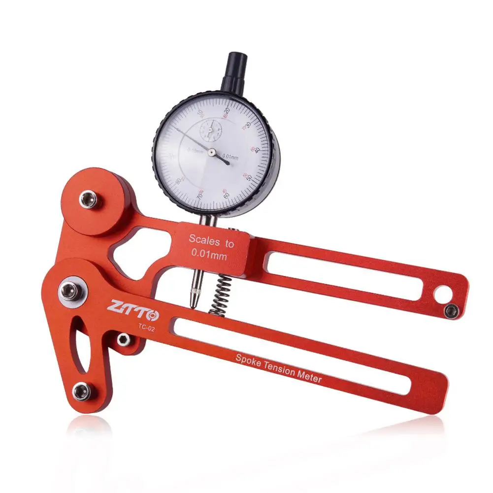 Biyclcle Spoke Tension Meter Digital Scale 0.01mm Bike Indicator Tensiometer Bicycle Spoke Tension Wheel Builders Tool