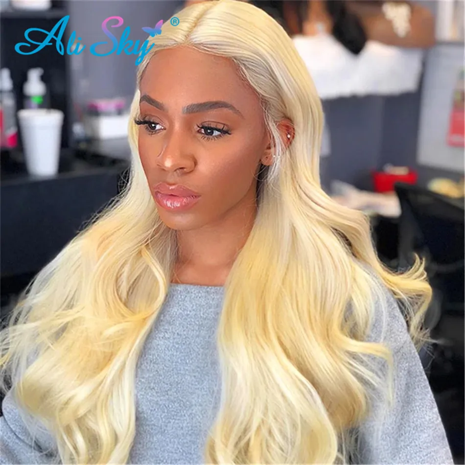 613 Lace Frontal Wig 13X4 Brazilian Body Wave Lace Front Human Hair Wigs 100% Real 4x4 Transparent HD Lace Closure Wig For Women