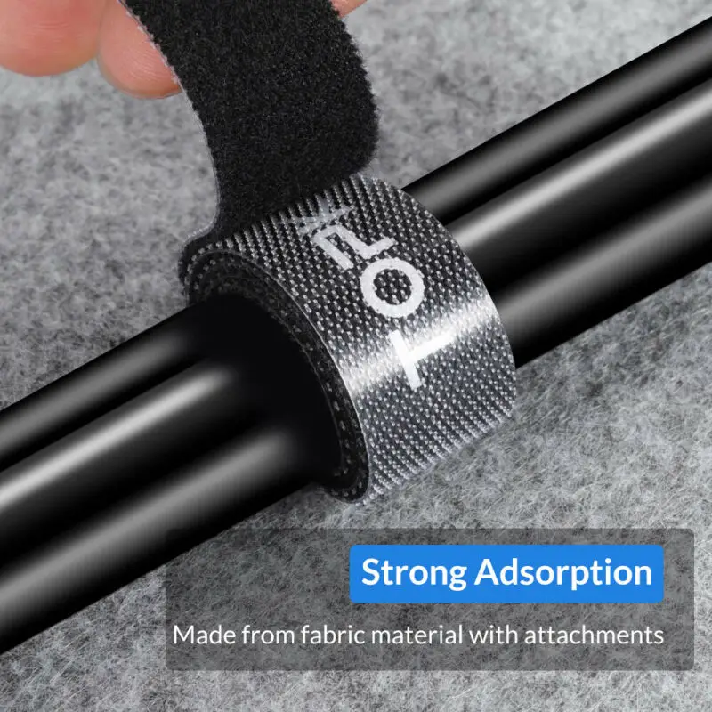 1Pcs Reusable Nylon Magic Tape PC Cable Tie Fasten Straps Wire Holder Organizer Velcro Multifunctional Finishing Line Belt