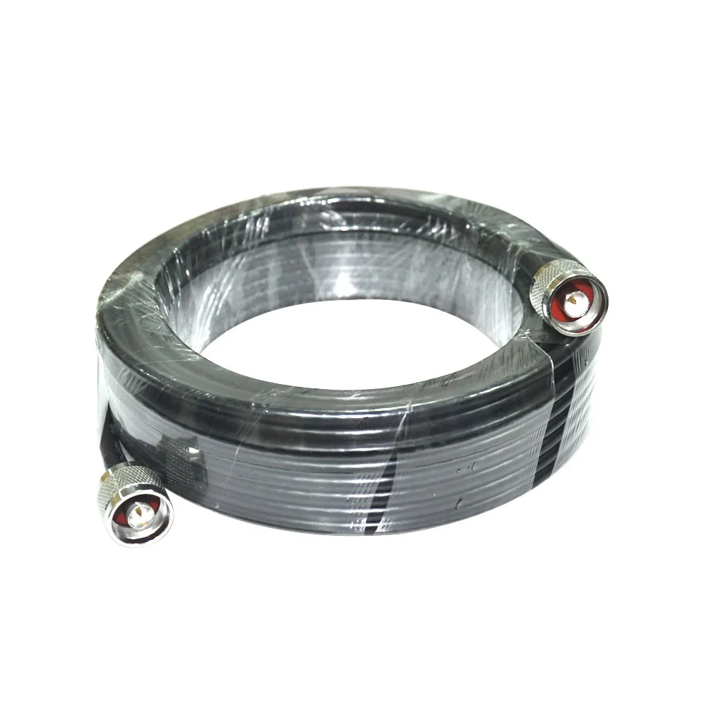 DIY 15 M สาย Coaxial สำหรับสัญญาณ Booster Repeater ทองแดงแกน 2.4 GHz โมดูล