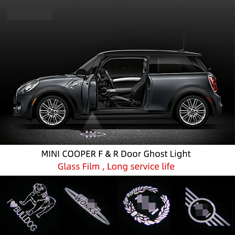 

Brand New PC Material LED Source Ghost Door Light For mini cooper R55 R56 R57 R58 R59 R60 F54 F56 F57 F60