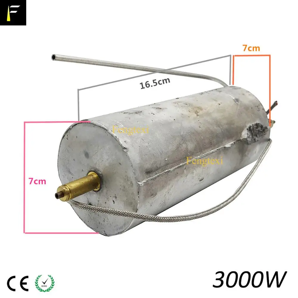Oil Liquid Atomizer Heater 400w 900w 1200w 1500w 3000w Hot Rod Heating Element Bar Pipe Core Fog Machine Heat Aluminum Block