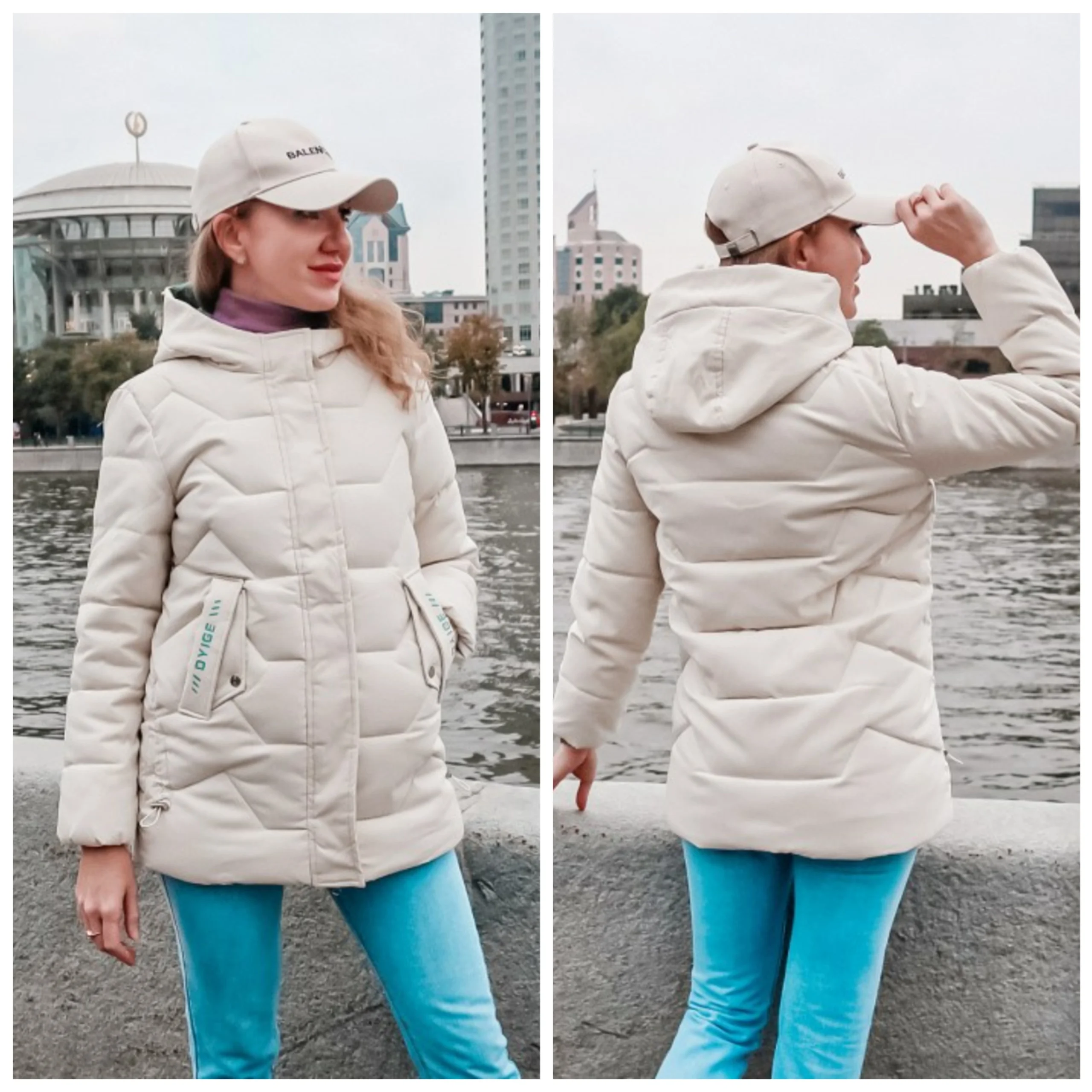 Vielleicht 2021 Winter Women Jacket Long Hooded Cotton Padded Female Coat High Quality Warm Basic Outwear Parkas Women Clothing