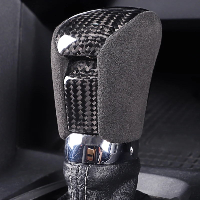 For Honda 10th Civic Carbon Fiber Gear Shift Lever Civic 2016-2021 FC1 FK4 FK7 FK8 Alcantara Gear Shift Knob Cover