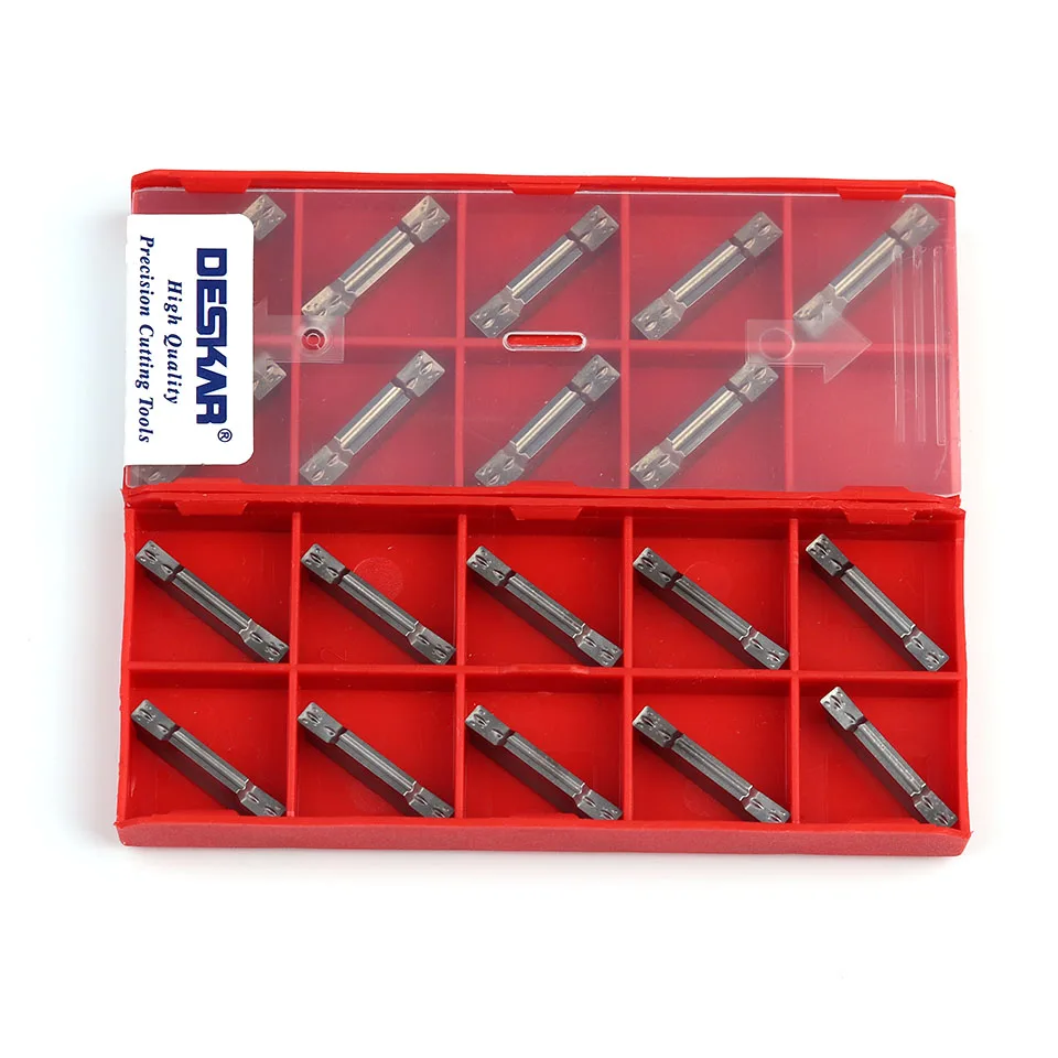 DESKAR 100% MGMN150 MGMN200 MGMN250 G MGMN300 MGMN400 MGMN500 M K10 Carbide Chèn Lưỡi Dao Tiện Bằng Máy CNC Dụng Cụ Xoay Cho Nhôm