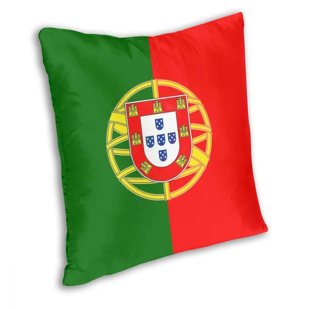 Flag Of Portugal Throw Pillow Cover Polyester Cushions for Sofa Portuguese Flag Creative Pillowcover Home Decor