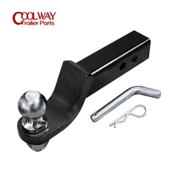 2 Inch Towbar Tongue Ball Mount With Towball And Hitch Pin RV Parts Car Camper Accessories Caravan Components