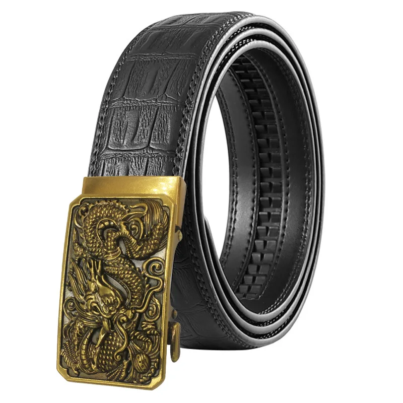 Hot Selling Men Belt Fashion Alloy Automatic Buckle Belt Business Affairs Casual Decoration Belt Men's Belts Luxury Brand 3.5cm