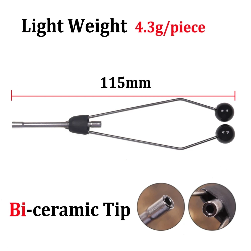 Bimoo 25 Spulen 200D Hochglanz-Faden zum Fliegenbinden, Nymphen-Streamer-Trockenmücken-Fliegenbindematerial, Bi-Keramik-Spulenhalter – Detail 6