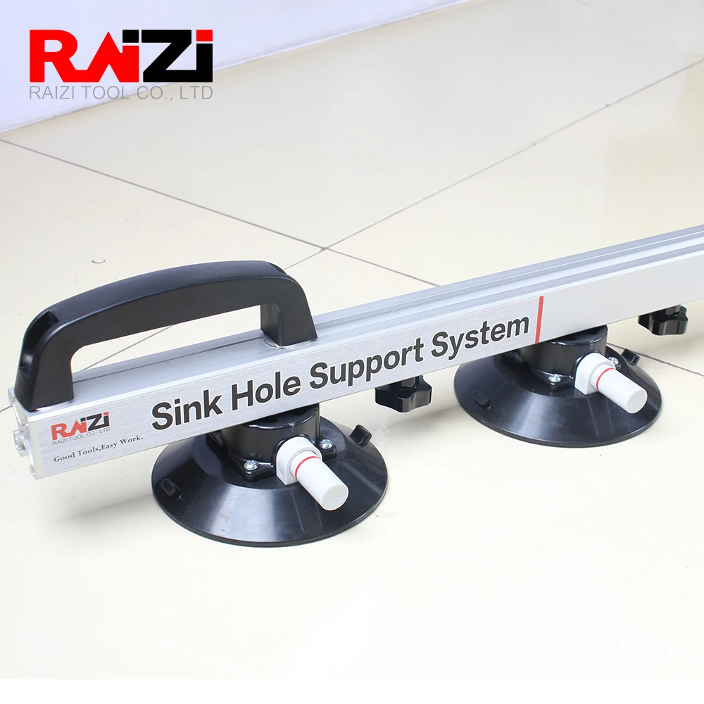 Raizi 1.2m-1.9m 2Pcs Sink Hole Saver With Manual Suction Cup For Tile Marble Countertop Installation Carry Protection Tool