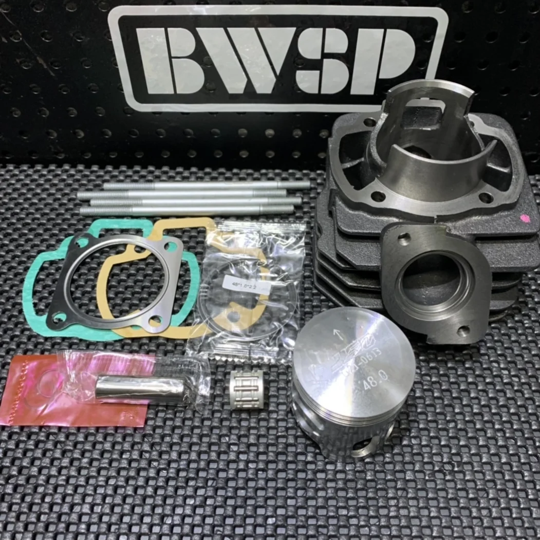 JISO Cylinder Kit 48mm For DIO50 Big Bore Tuning Engine Set RRGS BWSP Racing  Scooter Parts