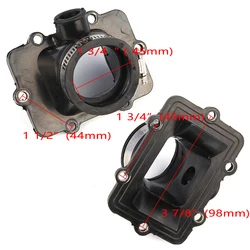 Motorcycle Intake Manifold Carburetor Rubber Boot Joint For MXZ Trail Formula Deluxe Legend SE 500 600 2001 2002 2003 2004