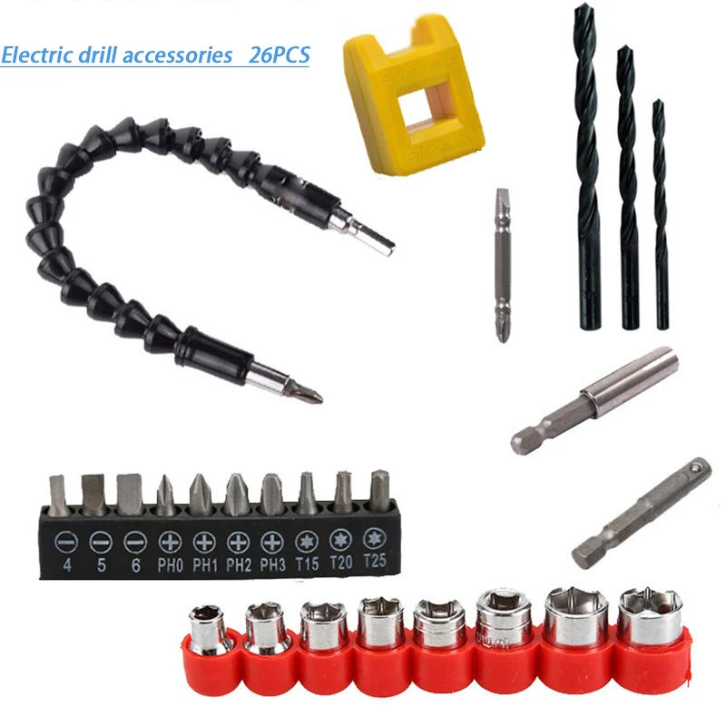 295mm Flexible Shaft Hex Flex Electric Drill Universal shaft Extention Screwdriver Bit Holder Connect Rod Car Repair Tools