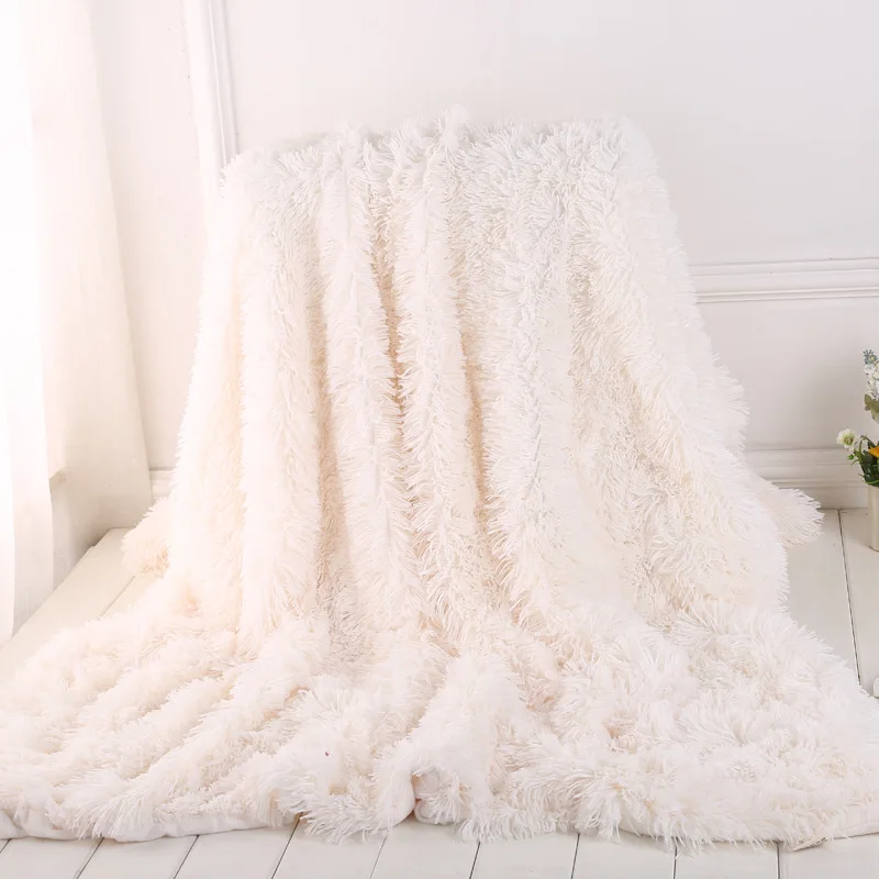 

Faux Fur Throw Blanket for Children, Ultra-Plush, Warm, Soft, Fluffy Bedding Sheet, Sofa Bed, Office, Travel Cover Blankets