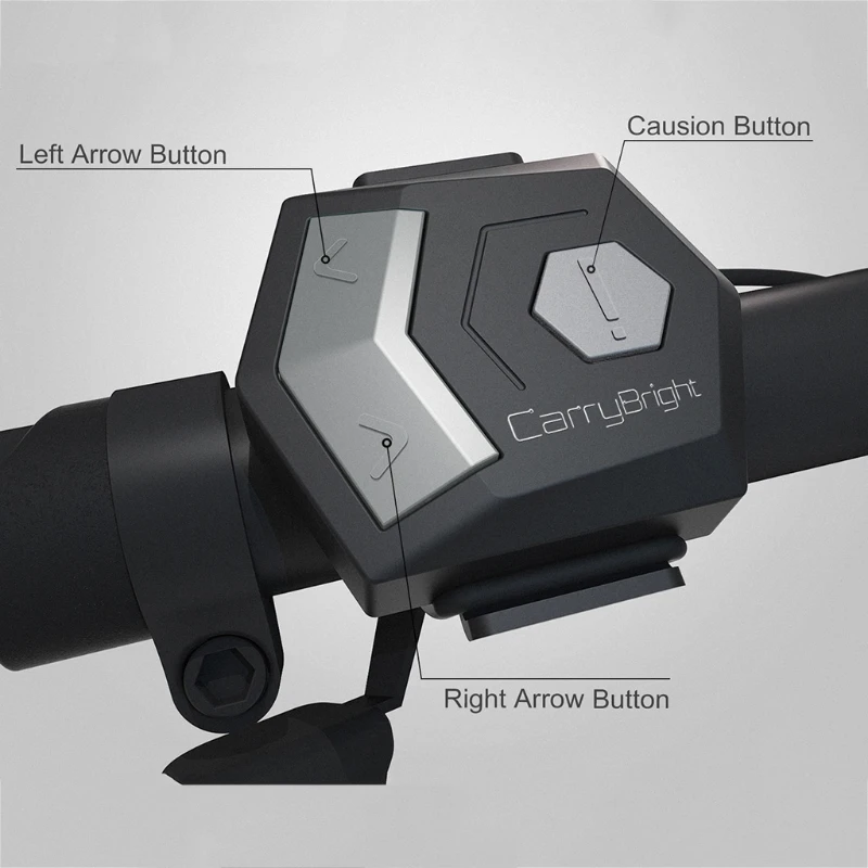 1 Set Bike Turn Signals Front Rear Light Cycling Warning LED Taillight Smart Wireless Remote Control Bicycle Tail Lamp