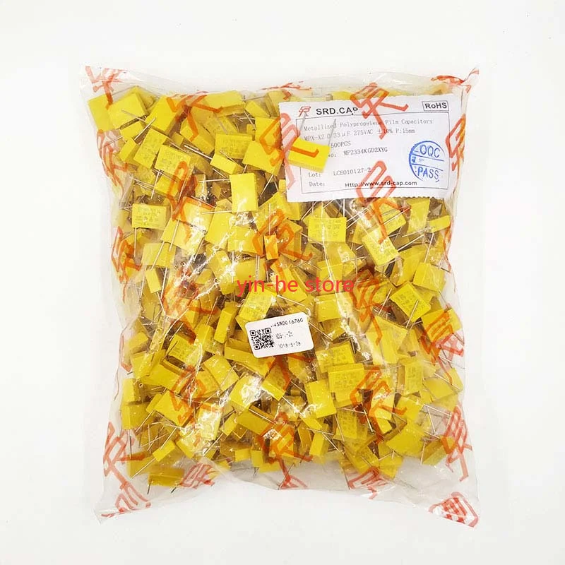 

10 шт. MP2334KGD2XYG защитный конденсатор X2 334K/275 В ± 10% 18*6*12/P=15