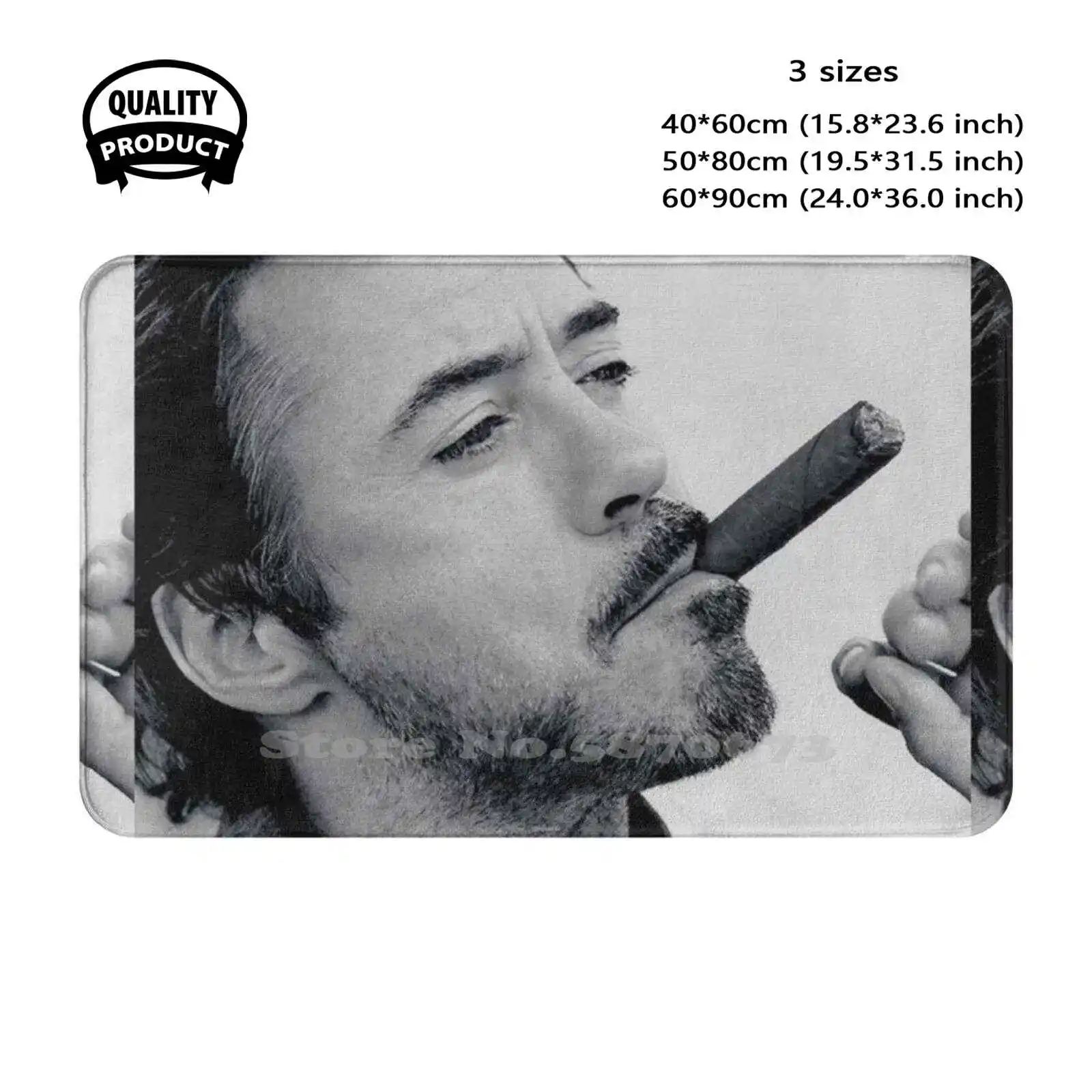 Robert Downey Jr Soft Cushion Home Carpet Door Mat Car Rug Robert Downey Jr Tony Stark Cigarrette