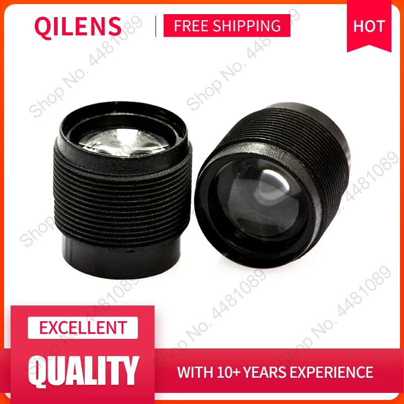 QILENS 2Megapixel HD EFL 9.9mm Height 11.9mm  Board Lens for CCTV Security IP Camera M12*0.5 Mount Wide Angle