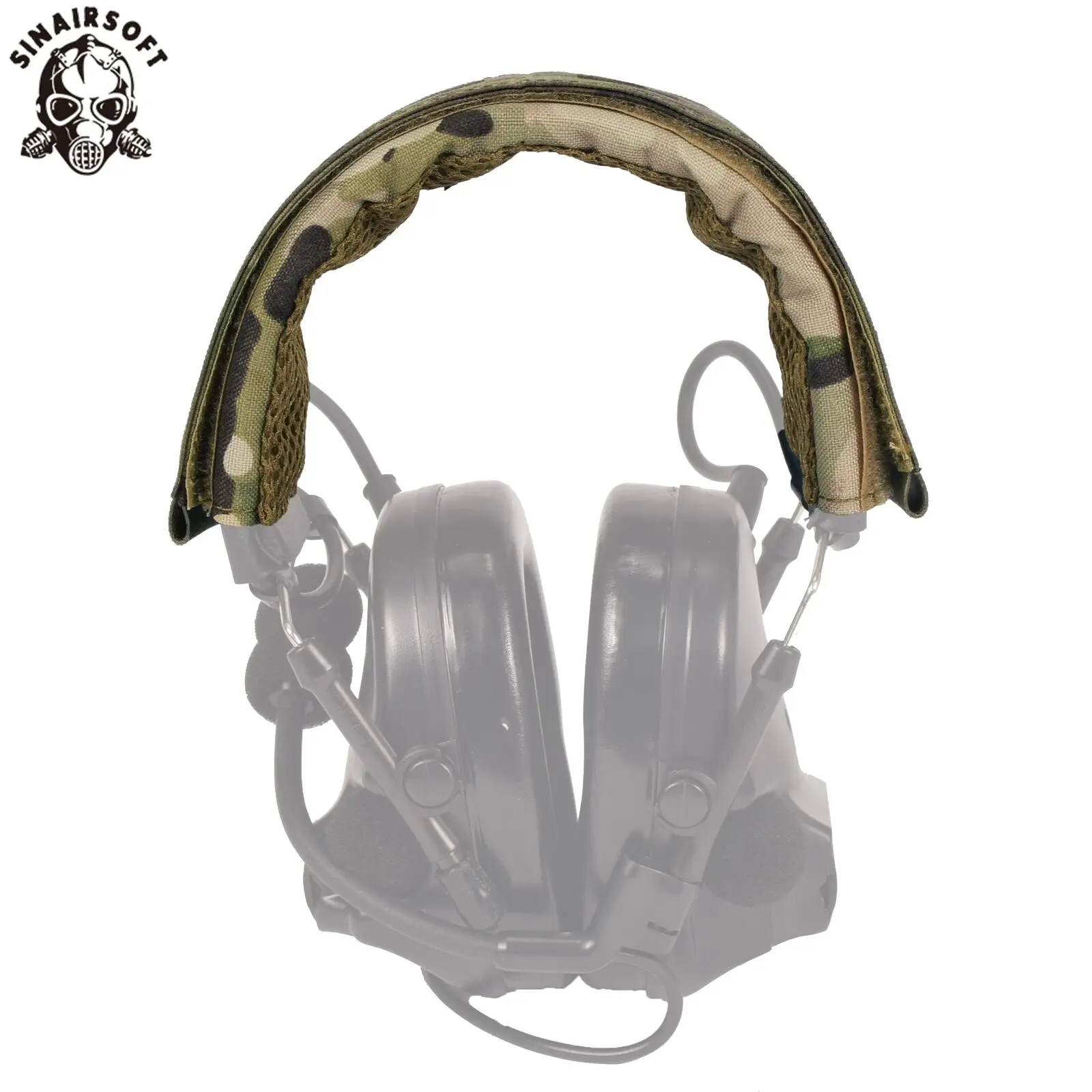 Tactical Headband Headset Cover Outdoor Headphones Modular Coating Headphone Cover Earmuffs Microphone Hunting Shooting