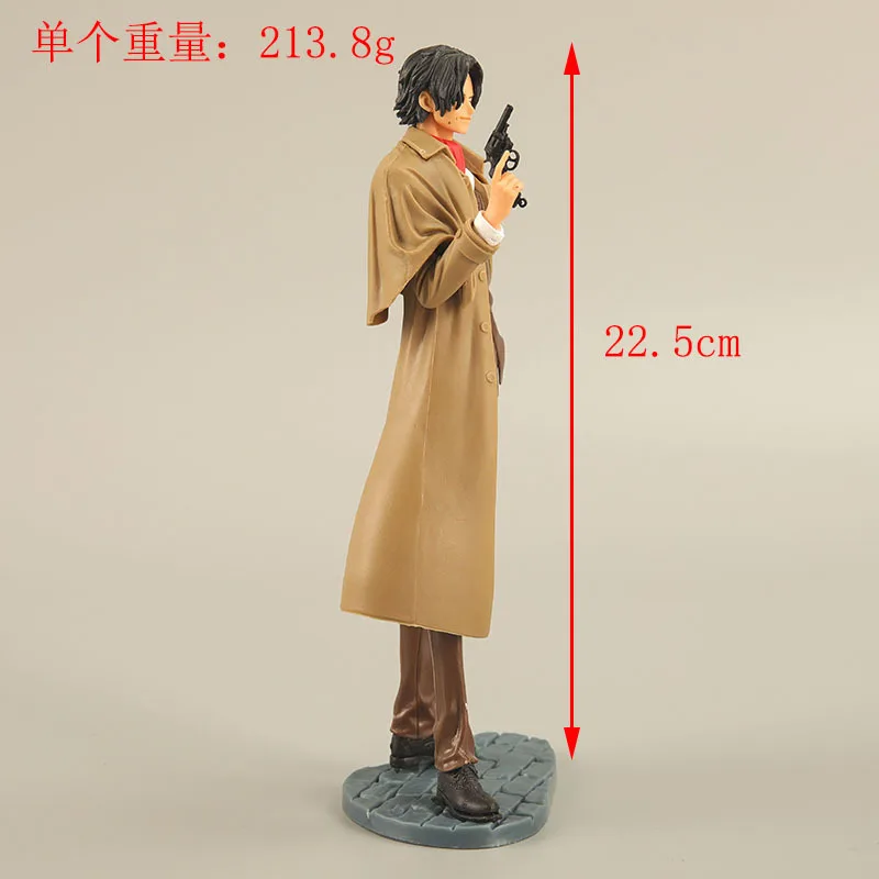 One Piece 22 Cm Figure Model Pistol Ace Figure Anime Model Kawaii Anime One Piece Doll Super Refined Super Bargain