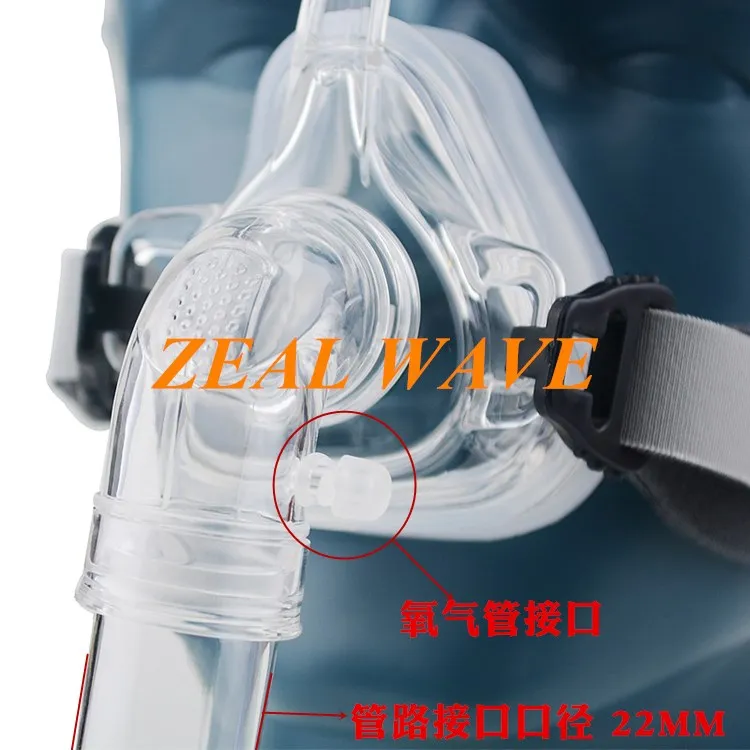 general-resmed-ventilator-s8-s9-s10-accessories-sleep-silicone-rubber-nasal-mask-with-headband