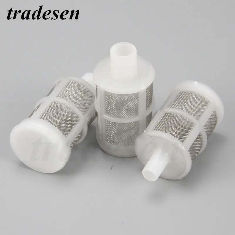 1~3Pcs Garden Fish Tank Filter Aquarium Water Tank Inflow Inlet Stainless Cylinder Filter Mesh Watering Hose Connector
