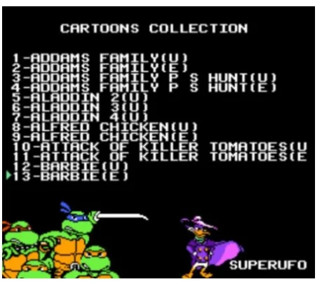 IL POMERIGGIO CARTONI ANIMATI COLLECTION cartuccia di gioco 117 in 1 Cartuccia di Gioco per NES 72pins cartuccia di gioco