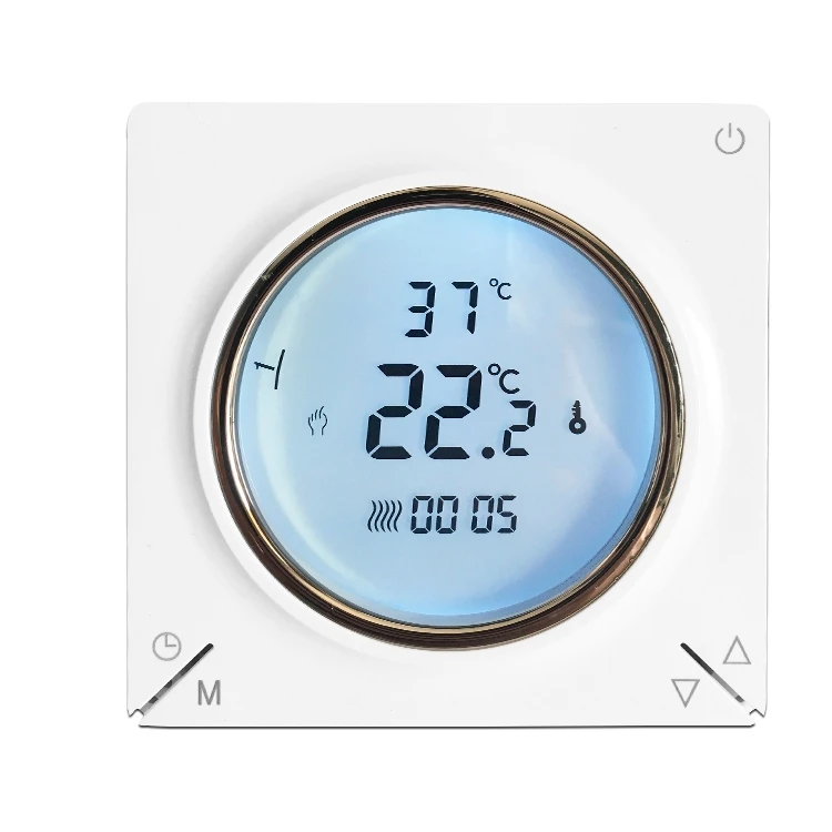 

Electric Floor Heating LCD Control Panel Sub-catchment Smart Thermostat Actuator Water Floor Heating Control Switch