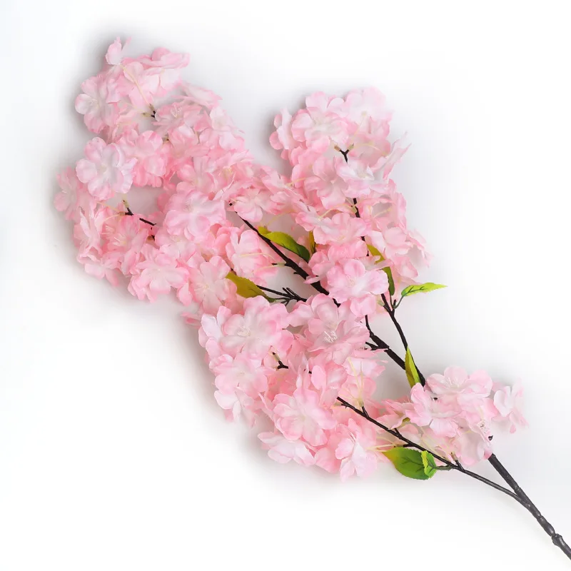 

A Bunch of Artificial Cherry Blossoms, 4 Branches and 3 Branches, Pear Blossom and Peach Blossom Branch Wedding Decoration