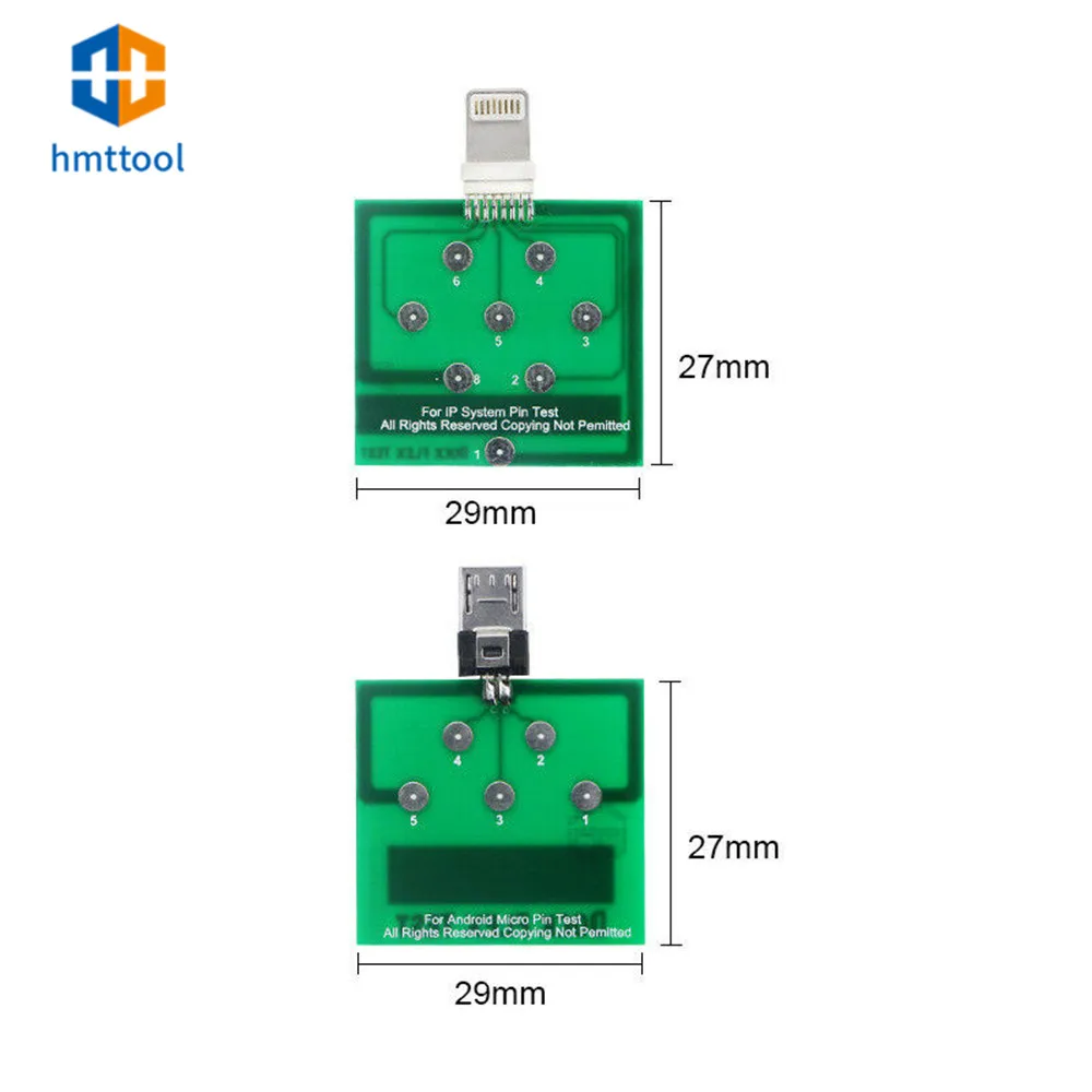 Micro USB Test Board Charging Dock Flex Tester Repair For IPhone / Andorid / TYPE-C Charging Battery Power Testing Fix Tool